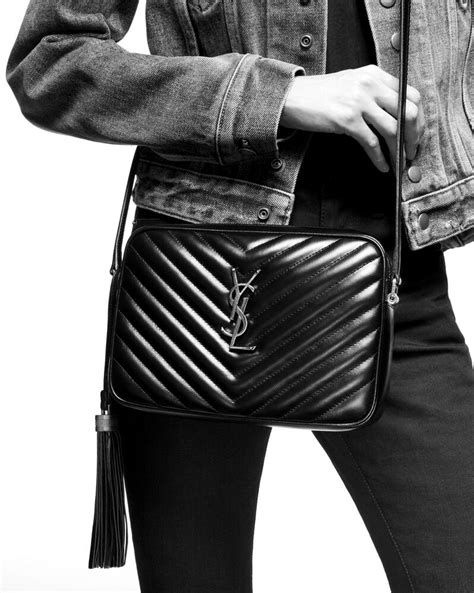 storm ysl|LOU camera bag in quilted leather .